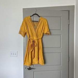 Altr’d State dress - size large - mustard